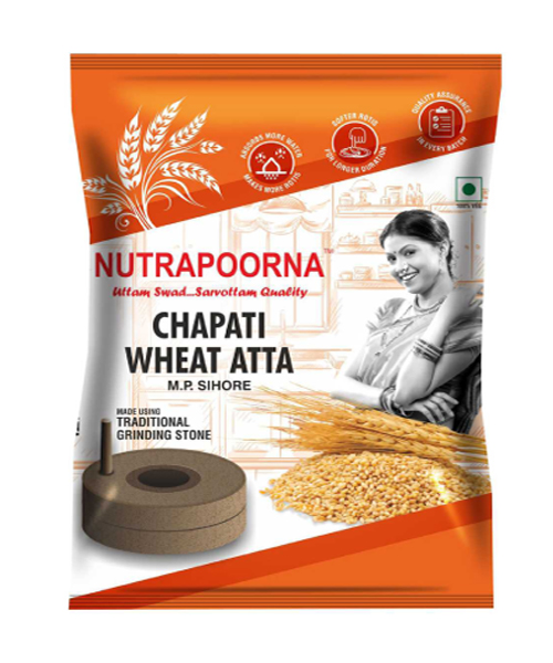 Nutrapoorna Chapati Wheat Atta - Whole Wheat Atta