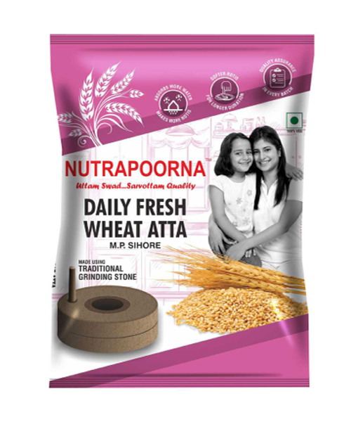 Nutrapoorna Daily Fresh Wheat Atta - Whole Wheat Atta