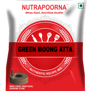 Nutrapoorna Green Moong Atta - Mithai Atta
