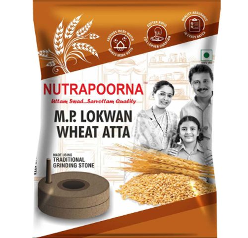 Nutrapoorna M.P.Lokwan Wheat Atta - Whole Wheat Atta